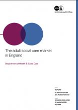 The adult social care market in England: Summary